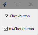 Checkbuttonのサンプル画像