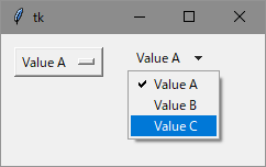 OptionMenuのサンプル画像